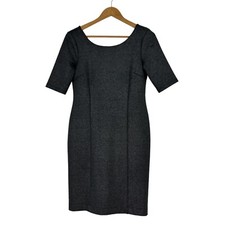 Banana Republic Women’s Size 2 Gray Black Shimmer Stretch XS Sheath Dress