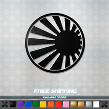 JDM Rising Sun Badge Vinyl Decal Sticker - Ca...