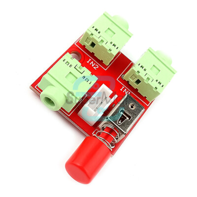 Dual Channel Audio Source Switching Audio Input Signal Switching Module 3.5mm