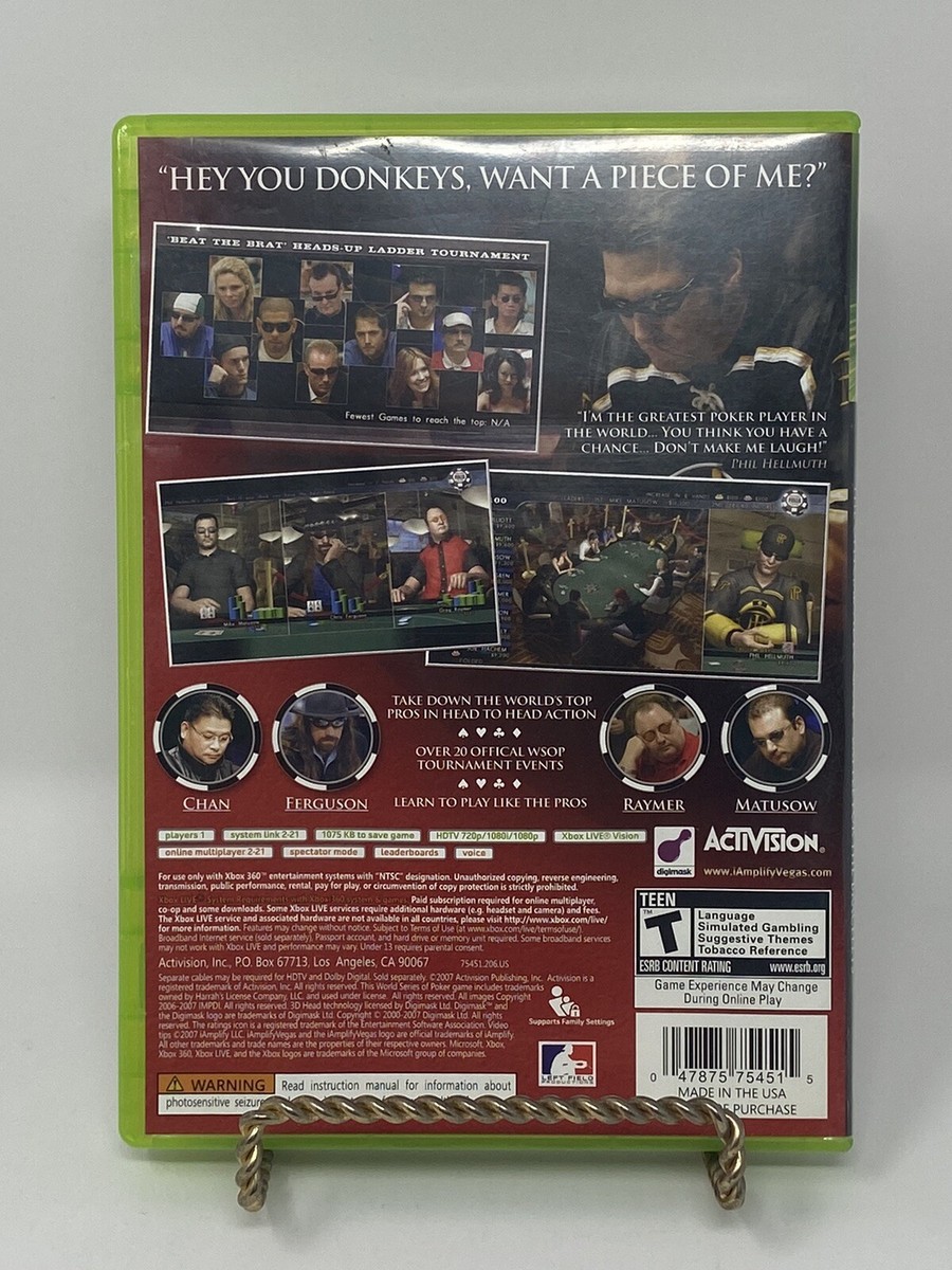 World Series of Poker 2008 Battle for the Bracelets (Xbox 360