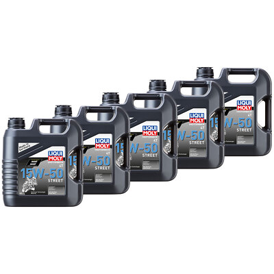 LIQUI MOLY Motoröl High Performance teilsynthetisch Motorenöl 5x 4 Liter 15W-50