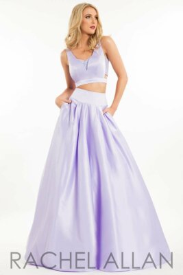 Rachel Allan Purple Formal Prom Dress Pageant Ballgown 8 Two Piece 2pc  #2111 | eBay