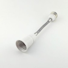 1x 20cm E27 to E27 Light Lamp Flexible Extension Adapter Converter Screw Socket