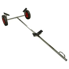 BRIS Stainless Steel Boat Launching Trailer Wheels Hand Dolly  for Inflatable 