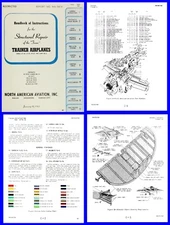 Texan AT6 SNJ Harvard North American - Structural Repair Manual on DVD or USB
