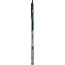 Image of Bosch Self Cut Speed Hex Shank Flat Drill Bit 6mm 150mm