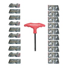 100 Pairs of Penn-Elcom Male & Female Roto Lock Butt Joint Receptacles.