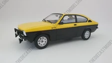 MCG 1:18 Scale Diecast Model Car - 1977 Opel Kadett C Coupe GTE in Yellow/Black