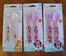Disney Princess and Minnie Mouse Spoon Fork Set