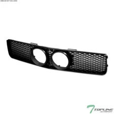 Topline For 2005-2009 Ford Mustang GT Mesh Front Hood Bumper Grille - Matte Blk