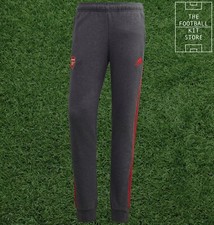 Image of Arsenal Sweat Pants Mens - Official Adidas Joggers / Track Bottoms - Zip Pockets