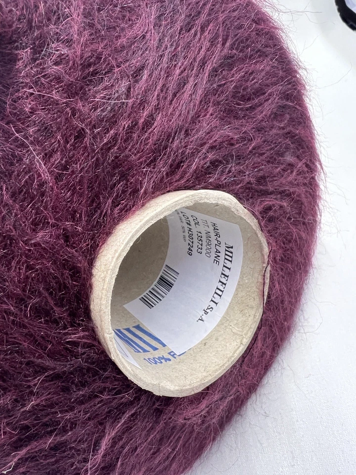 Alpaca Mohair Yarn - 50/50 Alpaca/PA, 100g/ 900m - Lace, Yarn on cone, per 100g - Image 2 of 4