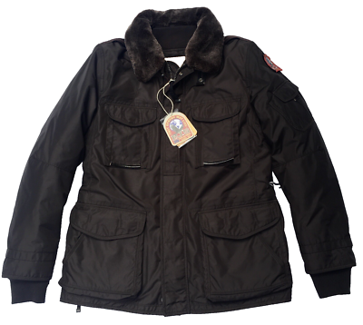 PARAJUMPERS Portland Jacket Size L Large M Brown Men's Down Parka