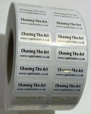 100 x Gold Foil Mini Labels Personalised Waterproof