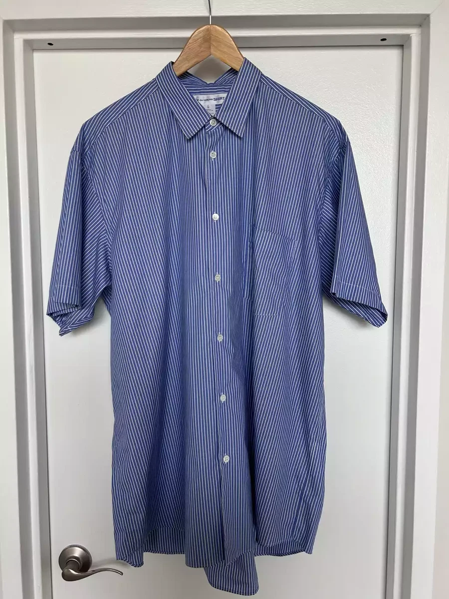 Comme des garcons hot sale striped shirt short sleeve