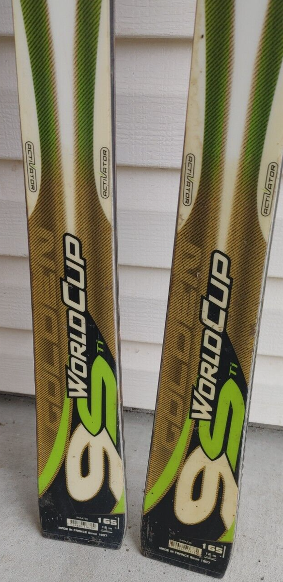 Rossignol World Cup 9S Drilled Snow Skis No Bindings 165cm Rossignol World Cup 9S Drilled Snow Skis No Bindings 165cm
