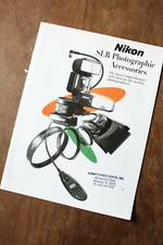 Vintage Nikon SLR Photo Accessories Catalog 2001 - 31-Page, New Old Stock,