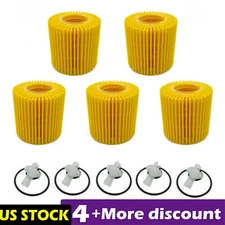 5Pcs OIL FILTER 04152-YZZA6 For Toyota Corolla Prius Prius V C-HR Scion xD 1.8L