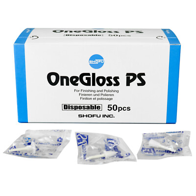 SHOFU OneGloss PS Assortment for Finishing & Polishing Disposable Plastic Shank