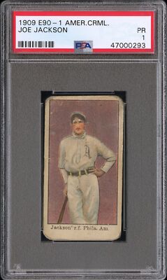 1909 E90-1 American Caramel Shoeless Joe Jackson PSA 1 | eBay