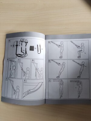 Schlingentrainer schwarz mit Türanker /  Full Body Workout / Fitnessgerät