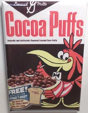 Cocoa Puffs Vintage Cereal Box 2"x3" Fridge or Locker MAGNET Retro 80's