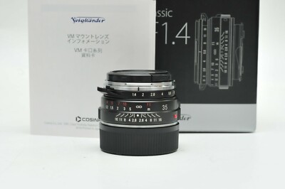 Voigtlander Classic NOKTON 35mm f/1.4 Lens for Leica M Mount 