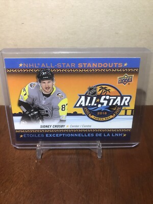 2018 - 2019 Tim Hortons Collector's Series NHL All Star Standouts Sidney Crosby
