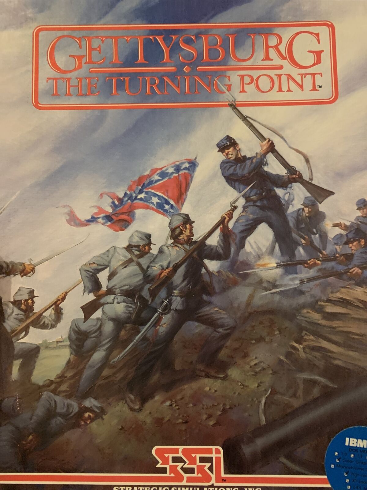 Gettysburg: The Turning Point (1986) Vintage Commodore Game