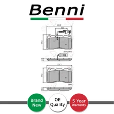 Brake Pads Set Front Benni Fits Alfa Romeo 159 2005-2012 166 1998-2007