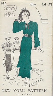 Patron De Chemisier Vogue Couture 1959 - Motif R468, Taille B32, Pièces Non Découpées