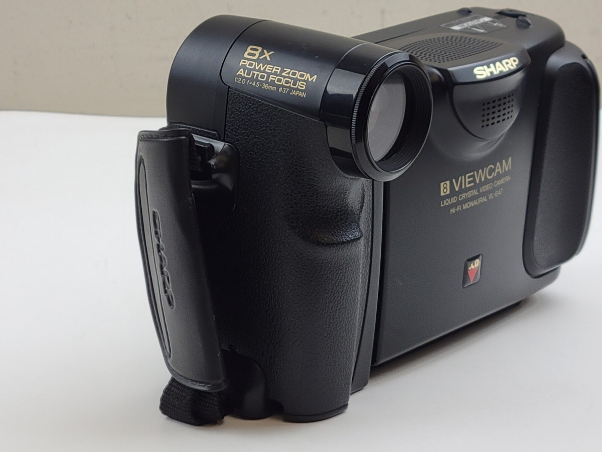 Sharp 8 ViewCam VL-E47 Video8 8mm Liquid Crystal Video Camcorder