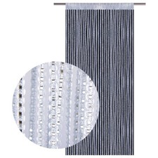 Fadenvorhang Lurex - Optik Fadengardine Raumteiler Türvorhang Gardine Dekoschal