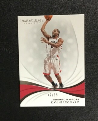 Kawhi Leonard 2018-19 Panini Immaculate Basketball Card /99 Toronto Raptors  Rare | eBay