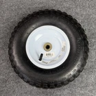 13 inch Pneumatic Wheelbarrow Tires 4.00-6 Pneumatic Tire and Wheel 5/8" Bearing