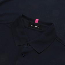 G/Fore NWT Short Sleeve Golf Polo Shirt Size M in Twilight Blue Cotton Blend