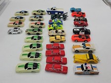 VINTAGE SLOT CAR LOT 31 PIECES UNTESTED DIFFERENT BRANDS CORVETTE DATSUN VW