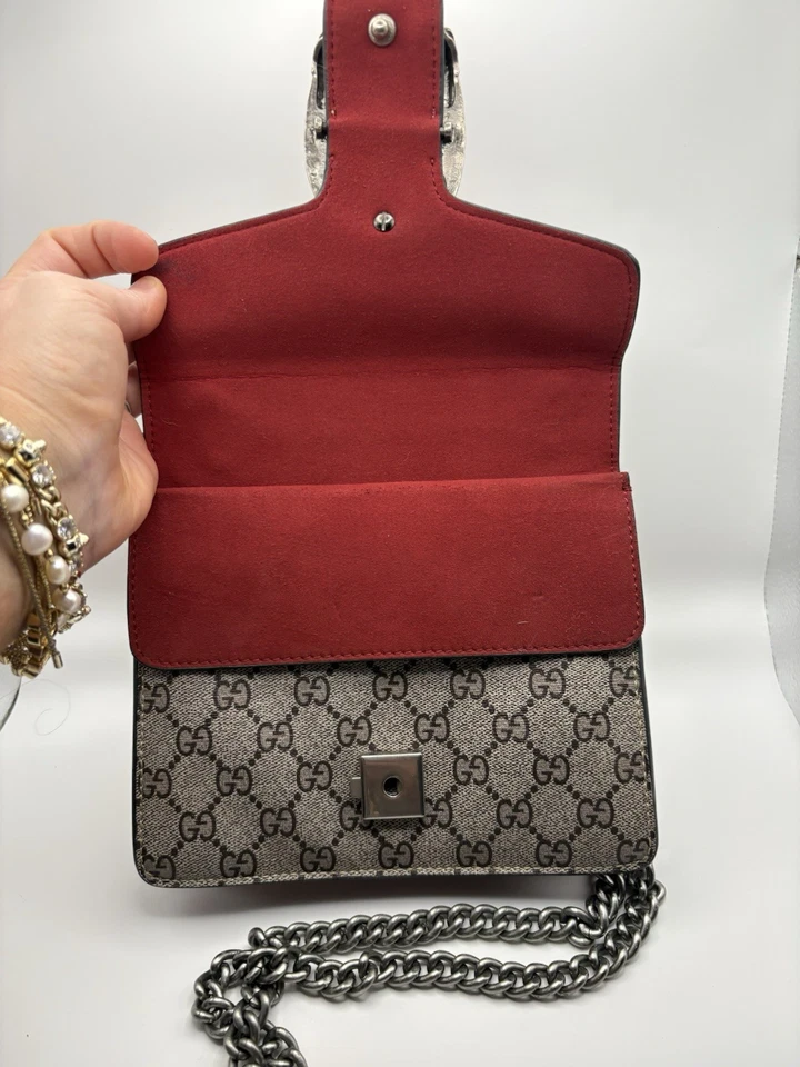 Bolso mini cadena cuero gucci dionisio Bloom Foto 3 de 4