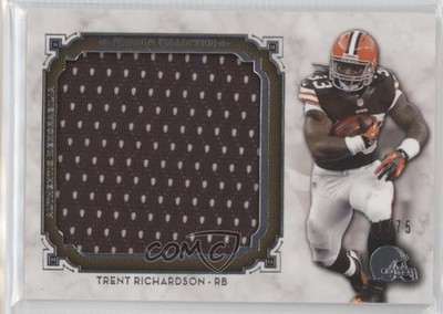 2013 Topps Museum Collection Jumbo Relic 11/75 Trent Richardson #MJR-TR 0o9