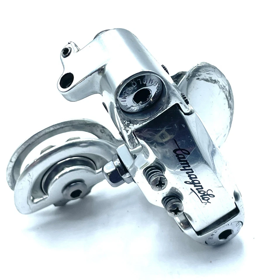 Desviador trasero Campagnolo C-Record jaula corta bicicleta de carretera vintage Campy Foto 2 de 4