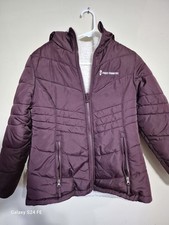 Free Country Puffer Hooded Jacket Coat Lined. Purple. Youth Girls Size Large