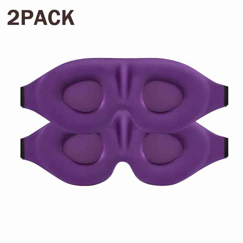 3D Travel Silk Eye Mask Sleeping Soft Padded Shade Cover Rest Relax Blindfold~