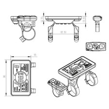 Electric Scooter Display with Waterproof Connector 24V 36V 48V LCD Display Panel