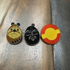 3 Star Wars Disney Pins  Darth Vader Chewbacca Star Fleet Badge ￼ — photo 1