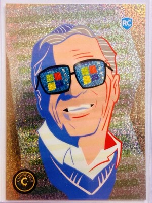 BILL GATES RC  #62  2024 Cardsmiths Currency S4 CRYSTAL SPARKLE Holo