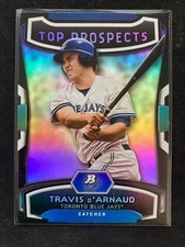 2012 Bowman Platinum Top Prospects Travis d'Arnaud Toronto Blue Jays #TP-TD