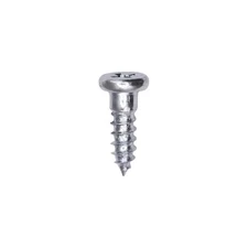 Auveco 9877 4-24 x 3/8" Stainless Steel Phillips Flat Head Screws, 100-Pack