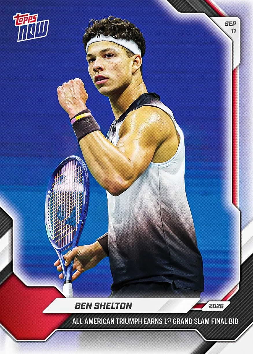 *사전 판매* 벤 셸턴 - 2026 Topps NOW® 테니스 - 카드 21