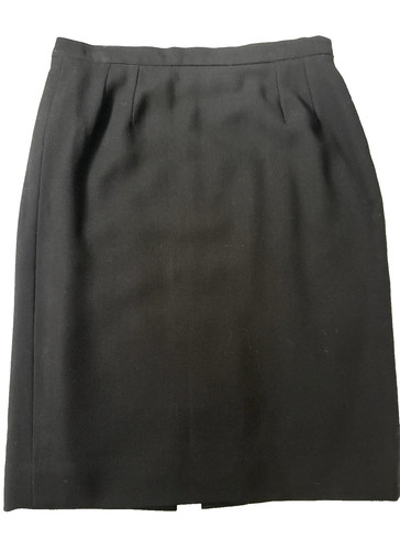 Aquascutum, Vintage Aquascutum Womens 12 Black Pure Wool Pencil Skirt Lined 80s Canada