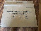 Indoor / Outdoor Cat House with Escape Door #2025-YJWMXMW-L — photo 1
